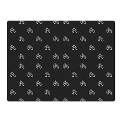 Bicycle Signal Street Motif Print Pattern Double Sided Flano Blanket (mini) 