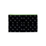 Bicycle Signal Street Motif Print Pattern Cosmetic Bag (XS) Front