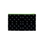 Bicycle Signal Street Motif Print Pattern Cosmetic Bag (XS) Back