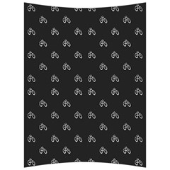 Bicycle Signal Street Motif Print Pattern Back Support Cushion