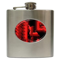 Red Light Hip Flask (6 Oz) by MRNStudios