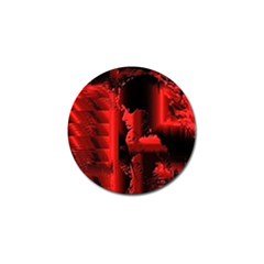 Red Light Golf Ball Marker (4 Pack) by MRNStudios