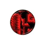 Red Light Hat Clip Ball Marker Front