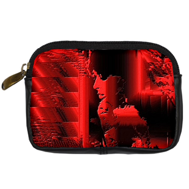 Red Light Digital Camera Leather Case