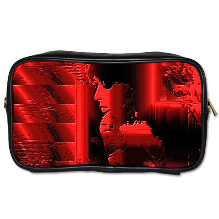 Red Light Toiletries Bag (One Side)