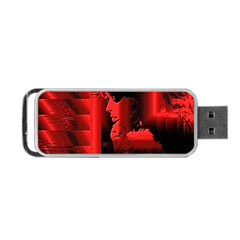 Red Light Portable Usb Flash (one Side) by MRNStudios