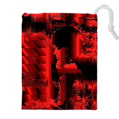 Red Light Drawstring Pouch (4xl) by MRNStudios