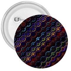 Dark Multicolored Mosaic Pattern 3  Buttons by dflcprintsclothing