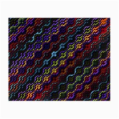 Dark Multicolored Mosaic Pattern Small Glasses Cloth by dflcprintsclothing