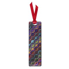 Dark Multicolored Mosaic Pattern Small Book Marks