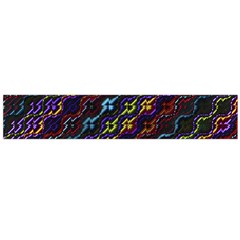 Dark Multicolored Mosaic Pattern Large Flano Scarf  by dflcprintsclothing