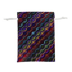 Dark Multicolored Mosaic Pattern Lightweight Drawstring Pouch (l) by dflcprintsclothing