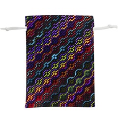 Dark Multicolored Mosaic Pattern  Lightweight Drawstring Pouch (xl) by dflcprintsclothing