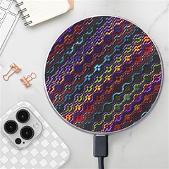 Dark Multicolored Mosaic Pattern Wireless Charger