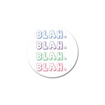 Blah Blah Golf Ball Marker (4 pack) Front