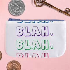 Blah Blah Large Coin Purse by designsbymallika