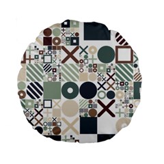 Mosaic Print Standard 15  Premium Round Cushions