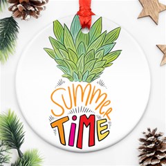 Summer Time Ornament (round) by designsbymallika