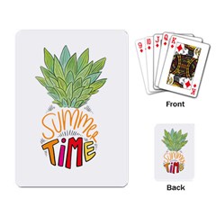 Summer Time Playing Cards Single Design (rectangle)