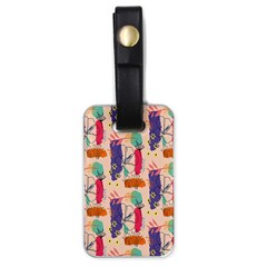 Minimal Floral Art Luggage Tag (one Side) by designsbymallika