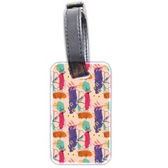 Minimal Floral Art Luggage Tag (two Sides) by designsbymallika