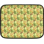 Green Pastel Pattern Fleece Blanket (Mini) 35 x27  Blanket