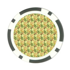 Green Pastel Pattern Poker Chip Card Guard (10 Pack) by designsbymallika