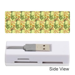 Green Pastel Pattern Memory Card Reader (stick) by designsbymallika