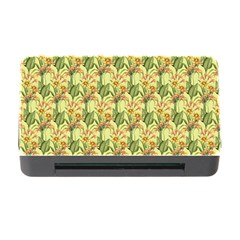 Green Pastel Pattern Memory Card Reader With Cf by designsbymallika