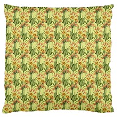 Green Pastel Pattern Standard Flano Cushion Case (two Sides) by designsbymallika