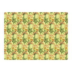 Green Pastel Pattern Double Sided Flano Blanket (mini)  by designsbymallika