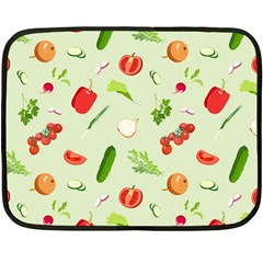 Seamless Pattern With Vegetables  Delicious Vegetables Fleece Blanket (mini) by SychEva