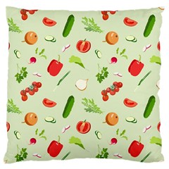 Seamless Pattern With Vegetables  Delicious Vegetables Standard Flano Cushion Case (one Side) by SychEva