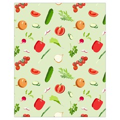 Seamless Pattern With Vegetables  Delicious Vegetables Drawstring Bag (small) by SychEva