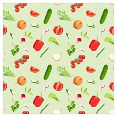 Seamless Pattern With Vegetables  Delicious Vegetables Lightweight Scarf  by SychEva