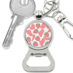 Strawberry Cow Pet Bottle Opener Key Chain by Magicworlddreamarts1