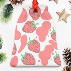 Strawberry Cow Pet Ornament (bell)