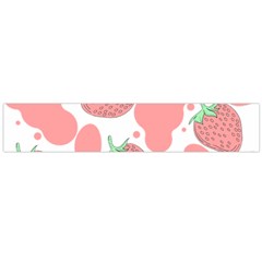 Strawberry Cow Pet Large Flano Scarf 