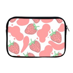 Strawberry Cow Pet Apple Macbook Pro 17  Zipper Case by Magicworlddreamarts1