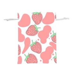 Strawberry Cow Pet Lightweight Drawstring Pouch (m) by Magicworlddreamarts1