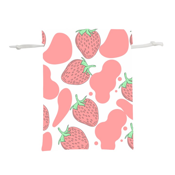 Strawberry Cow Pet Lightweight Drawstring Pouch (M)