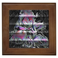 Techno Bouquet Framed Tile by MRNStudios