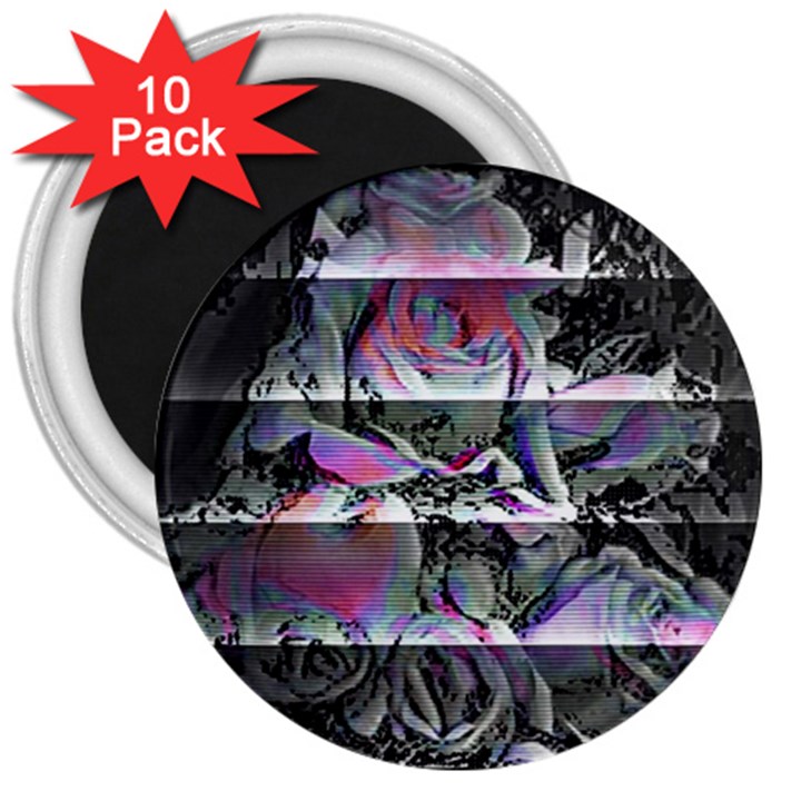 Techno Bouquet 3  Magnets (10 pack) 