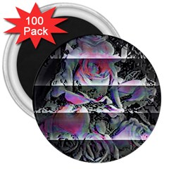 Techno Bouquet 3  Magnets (100 Pack) by MRNStudios