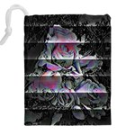 Techno Bouquet Drawstring Pouch (4XL) Back