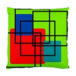 Colorful Rectangle boxes Standard Cushion Case (One Side) Front