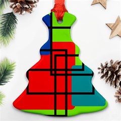 Colorful Rectangle Boxes Ornament (christmas Tree) 