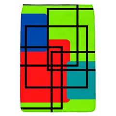 Colorful Rectangle Boxes Removable Flap Cover (s)