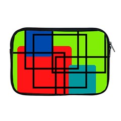 Colorful Rectangle Boxes Apple Macbook Pro 17  Zipper Case by Magicworlddreamarts1