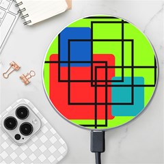 Colorful Rectangle Boxes Wireless Charger